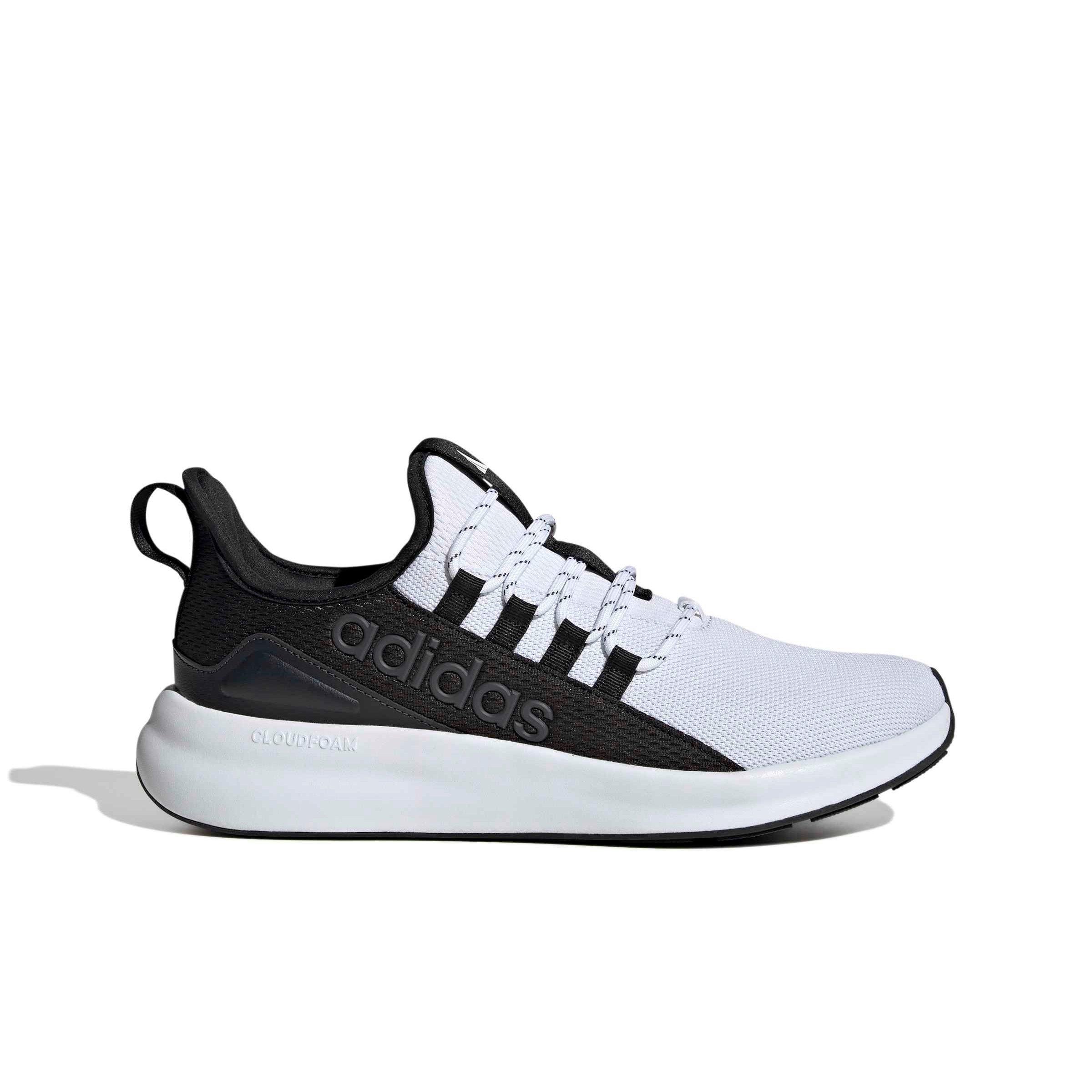 adidas Lite Racer Adapt 8.0 "Ftwr White/Core Black/Carbon" Men's Shoe - WHITE/BLACK/CARBON